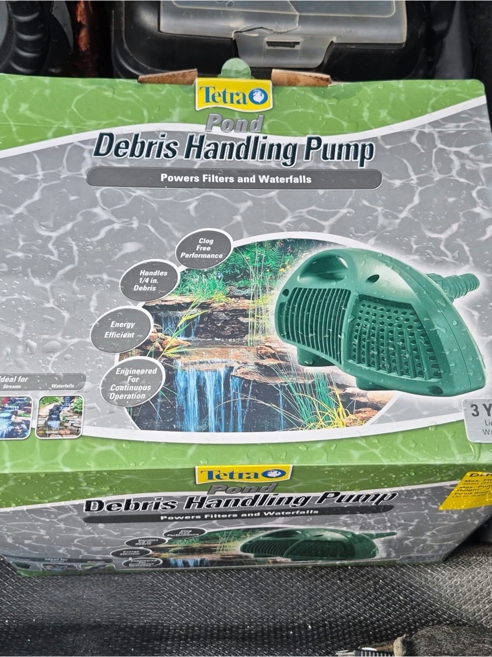 Pond Debris Handling Pump in Green